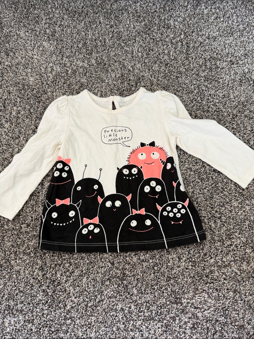 Baby Gap Precious Little Monster Halloween shirt size 12-18m